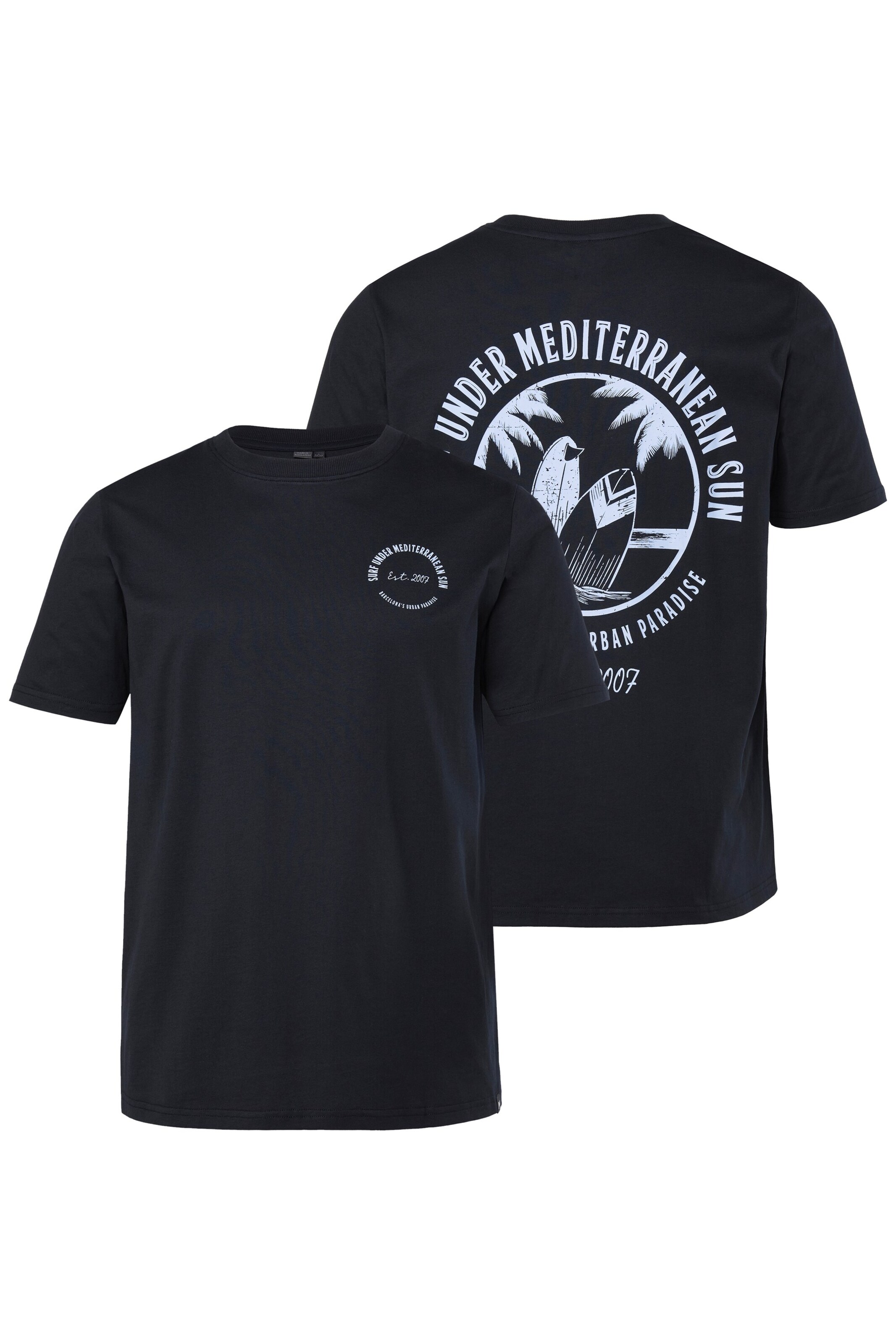 Men Plus Shirt in Black