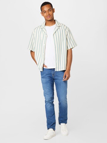 LEVI'S ® Comfort fit Button Up Shirt 'Levi's® Men's Short Sleeve Pajama Shirt' in White