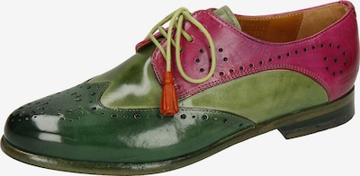 MELVIN & HAMILTON Lace-Up Shoes in Green / Light green / Pink, Item view