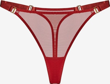 Bordelle String 'Signature' in Rot: Vorderseite
