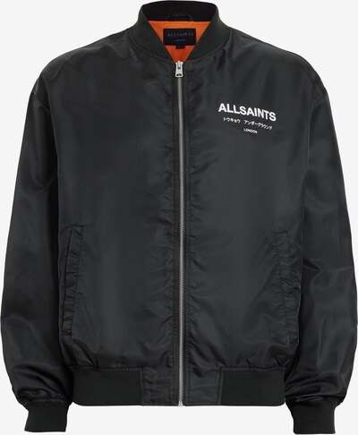 AllSaints Jacke 'UNDERGROUND' in schwarz / weiß, Produktansicht