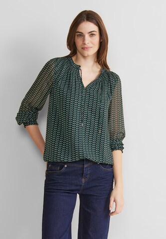 STREET ONE Blouse in Green: front