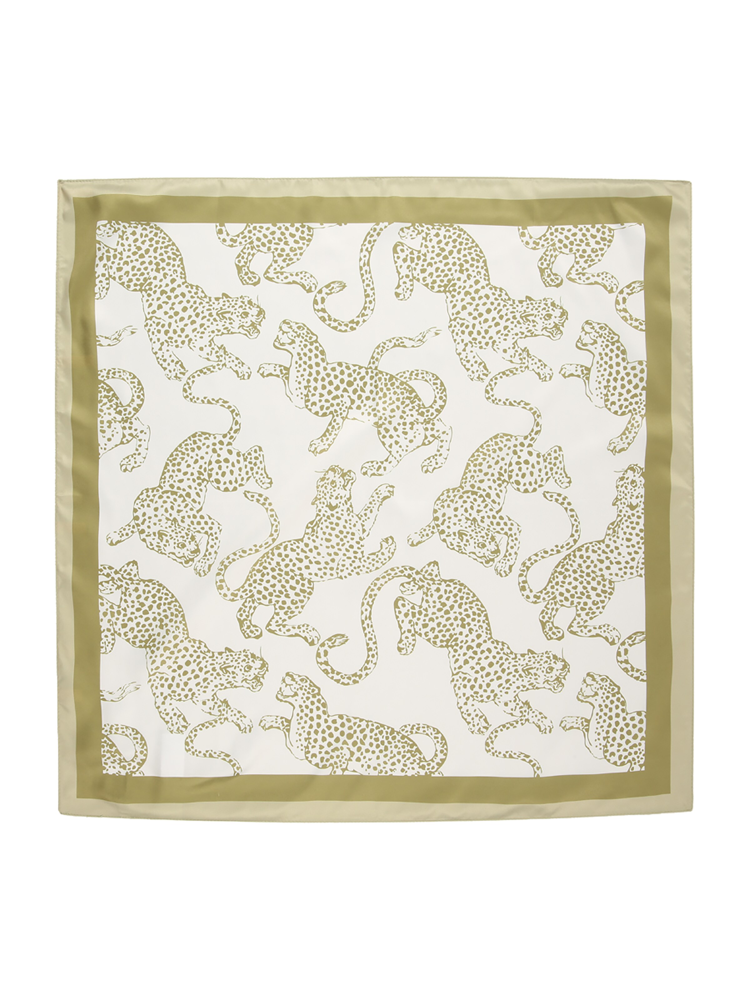 Foulard in One Size studioselect di colore oliva / verde chiaro / bianco, Visualizzazione prodotti