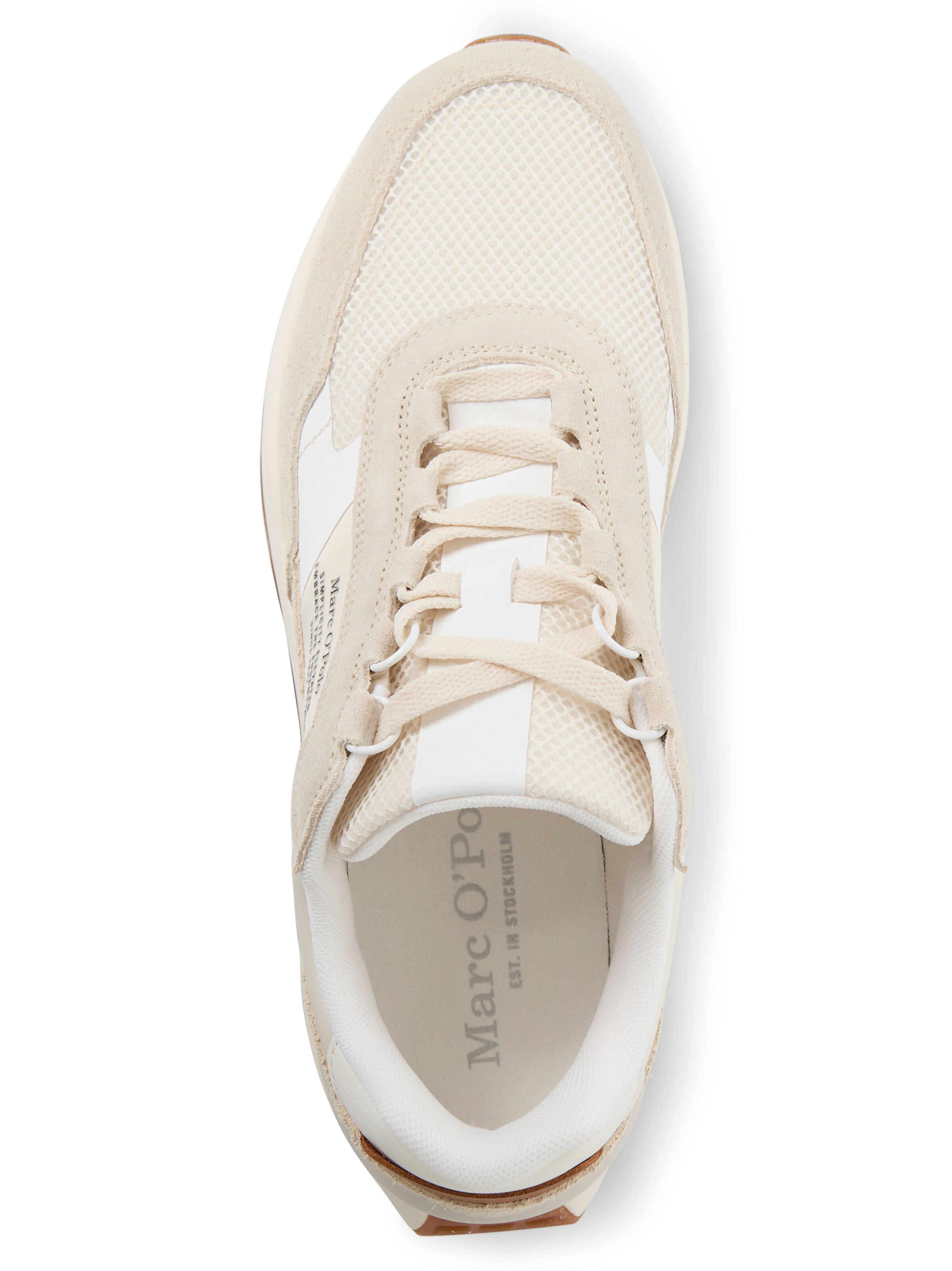 Baskets basses Marc O'Polo en beige