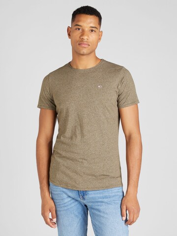 Tommy Jeans T-Shirt 'JASPE' in Grün: Vorderseite