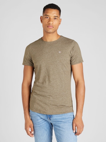 Tommy Jeans T-Shirt 'JASPE' in Grün: predná strana