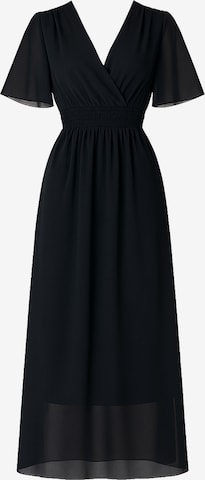 Robe Elara en noir : devant