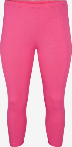 Zizzi Leggings in Roze: voorkant