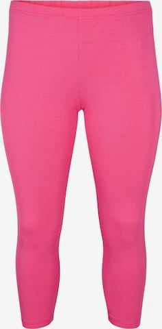 Zizzi Leggings in Pink: front