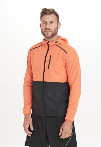 ENDURANCE Sportovní bunda 'Hugoee' – oranžová: přední strana