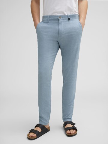 STRELLSON Regular Chino 'Rion' in Blauw: voorkant
