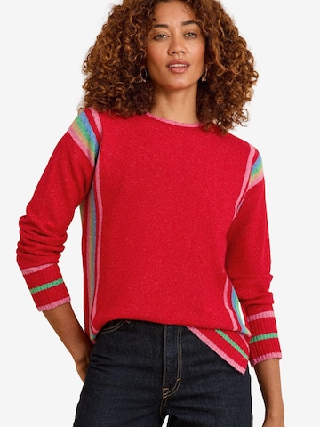 Pull-over love & roses en rouge : devant