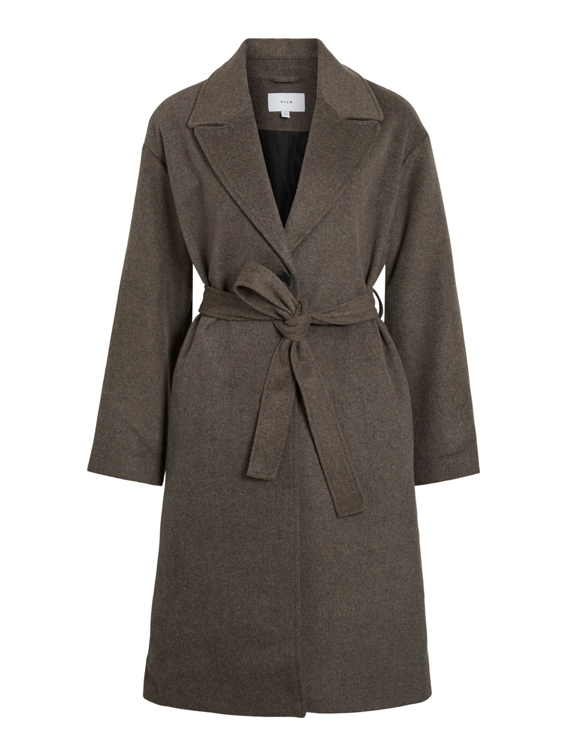 VILA Overgangsfrakke 'LINSE' i brun: forside