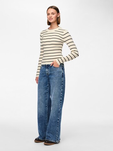 PIECES Sweater 'PCCrista' in Beige