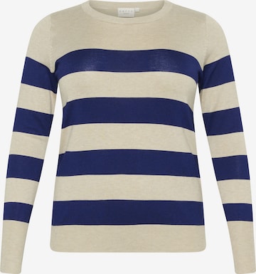 Pull-over 'Lizzy' KAFFE CURVE en beige : devant
