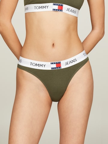 Tommy Jeans Panty in Green: front