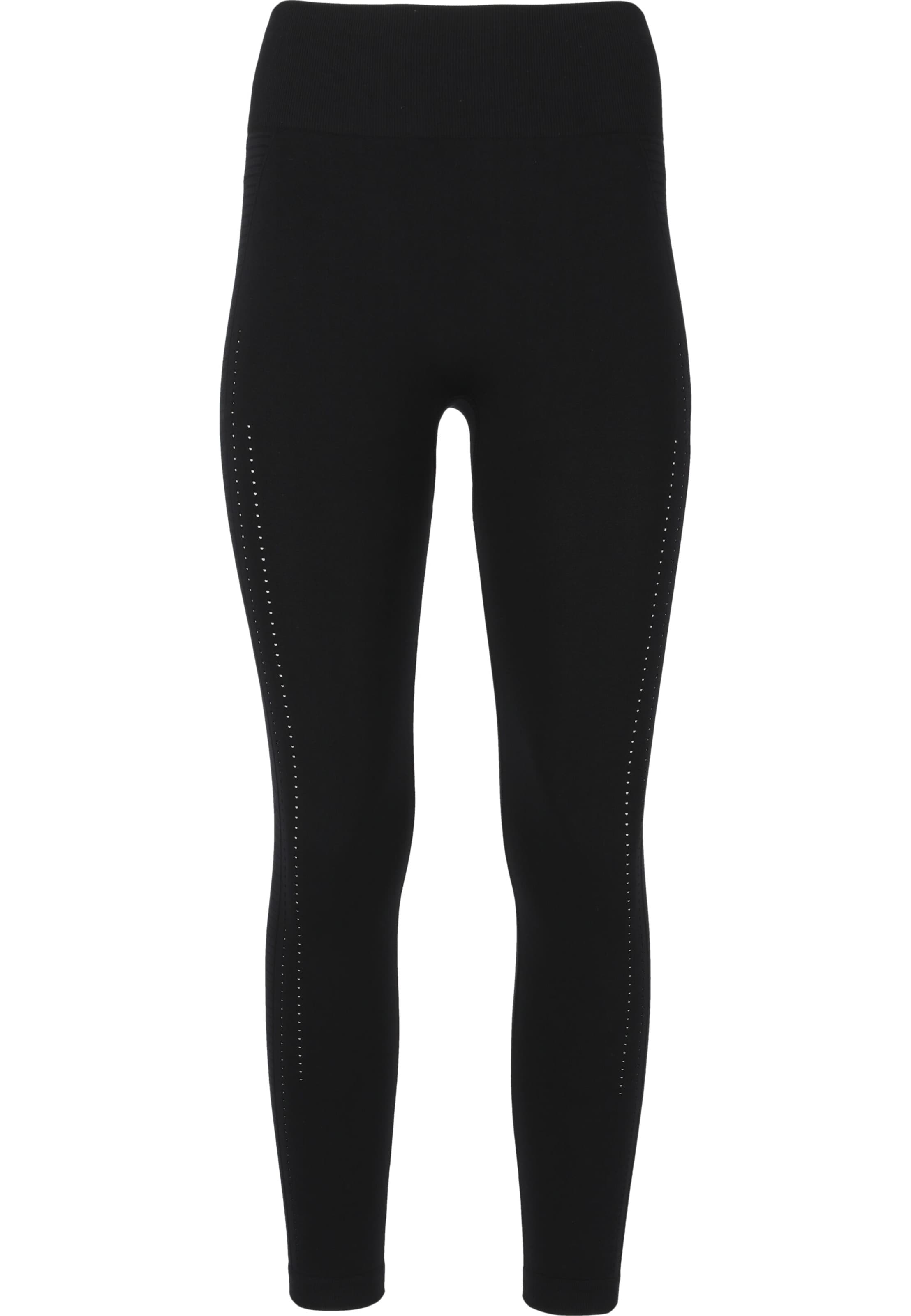 ENDURANCE Skinny Sports trousers 'Flane' in Black: front
