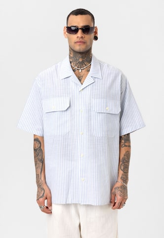Dandalo Comfort fit Button Up Shirt 'Rik' in Blue: front
