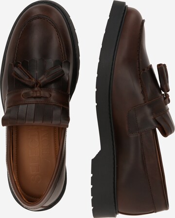 SELECTED HOMME Mocassins 'KILTIE' in Bruin