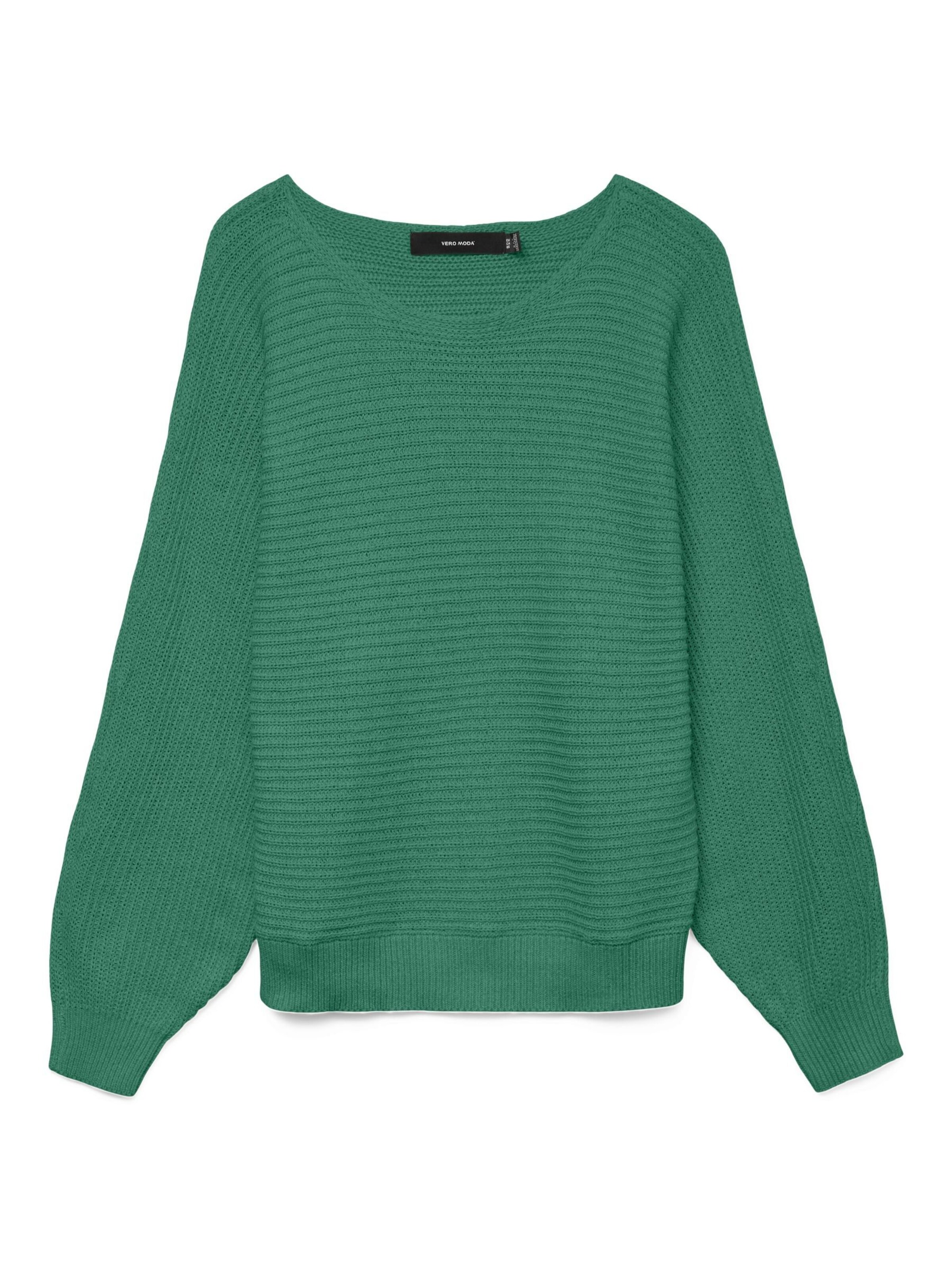 VERO MODA Pullover 'VMLUX' in Grün: Vorderseite