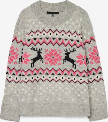 VERO MODA Neulepaita 'VMSANTANORDIC' värissä harmaa: etupuoli