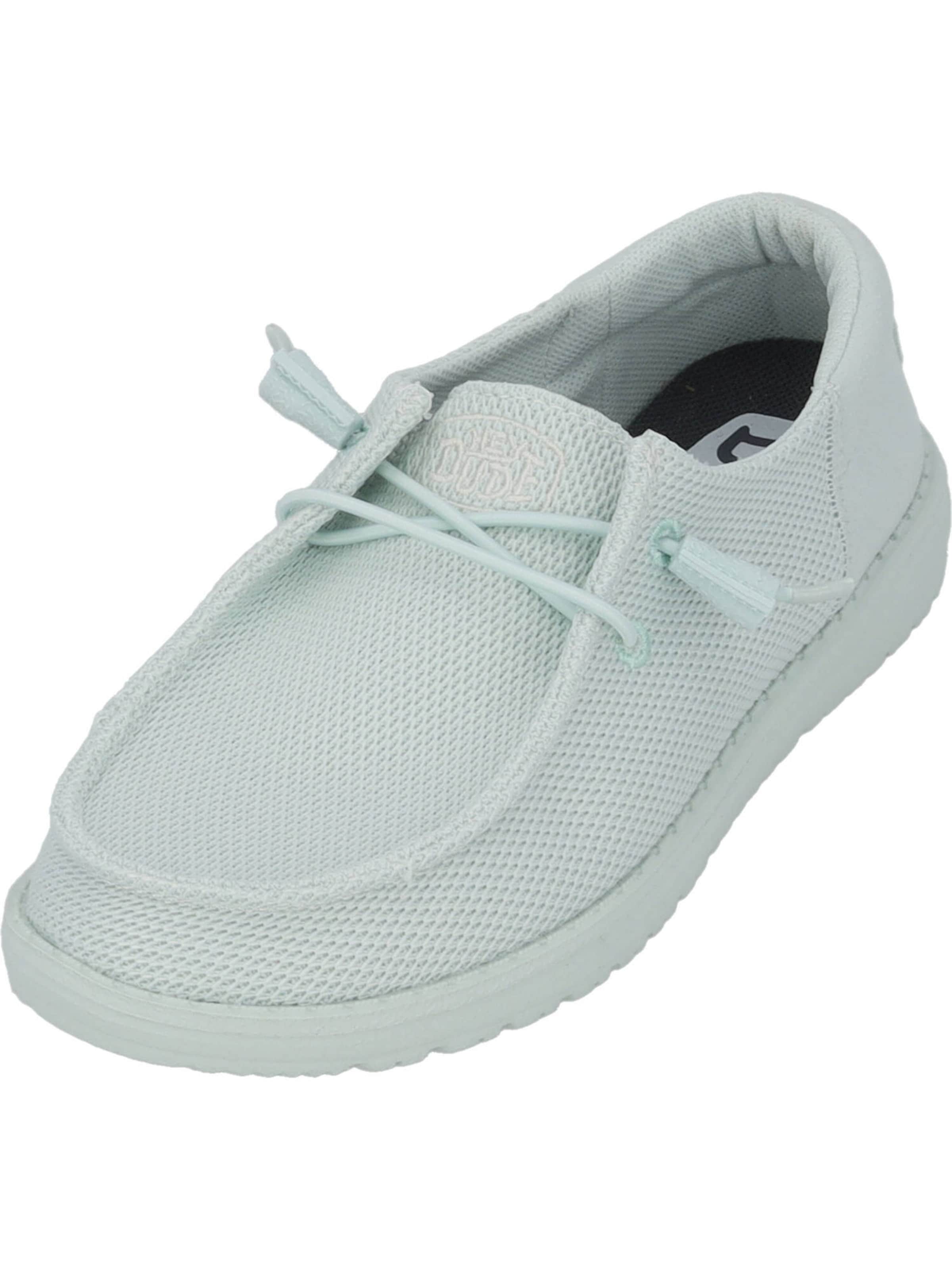 HEY DUDE Mokassin in Grün: Vorderseite