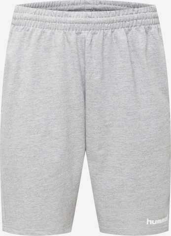 Hummel Športne hlače | siva barva: sprednja stran