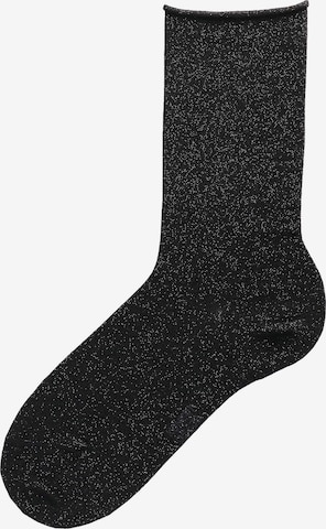 KUNERT Socken 'Sparkling Citynight' in Schwarz: Vorderseite