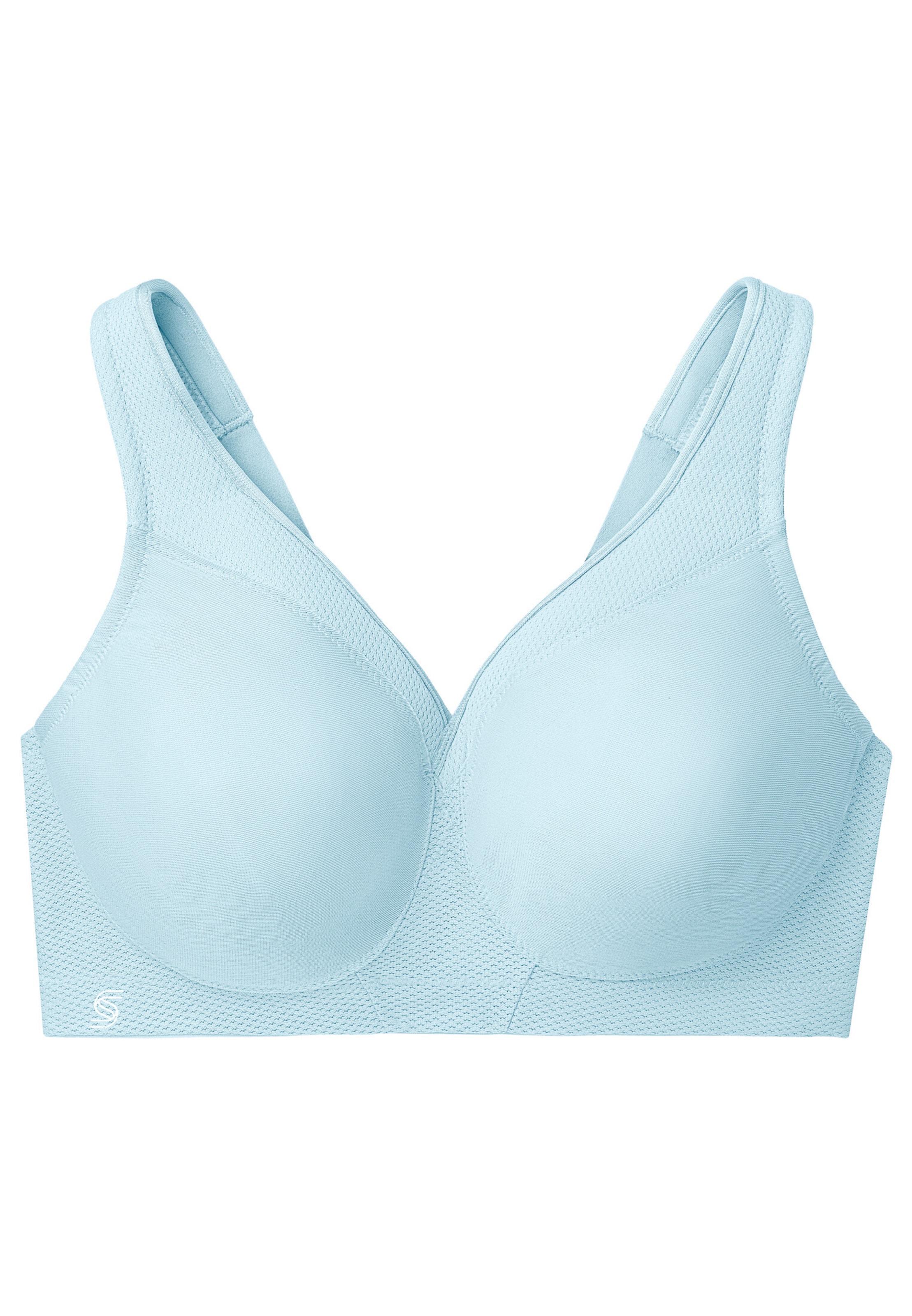 GLAMORISE Minimiser Bra in Blue: front