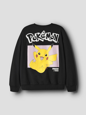 Bluză de molton 'NKFOLLAN POKEMON' de la NAME IT pe negru