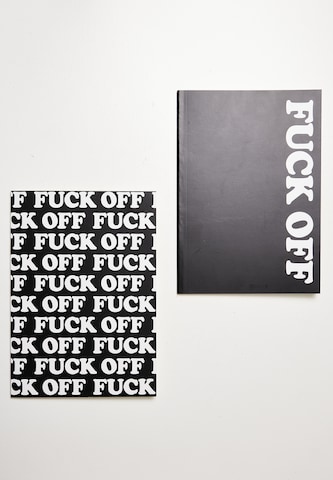 Mister Tee Stationery 'Fuck Off' in Black