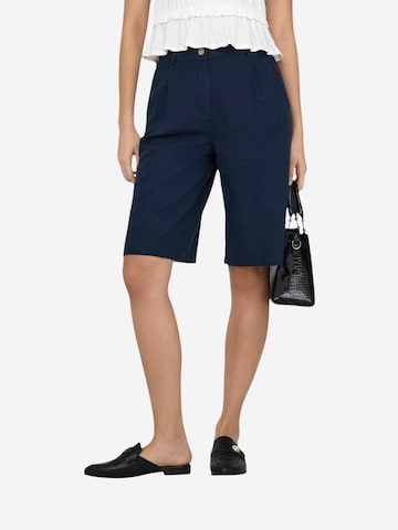 regular Pantaloni 'Onlgoa Hw Linen Bl Long Shorts Cc Tlr 15363720' di ONLY in blu: frontale