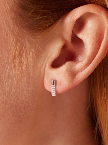 Boucles d'oreilles Lucardi en argent