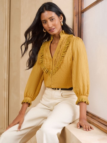 Camicia da donna di love & roses in giallo