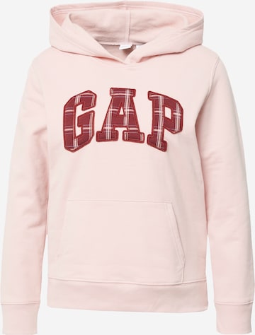 GAP Суичър 'NOVELTY FILL' в розово: отпред