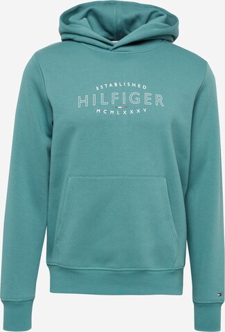 Sweat-shirt TOMMY HILFIGER en bleu : devant