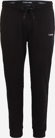 Calvin Klein Big & Tall Regular Pants in Black: front