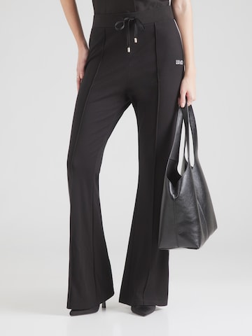 Liu Jo - Acampanado Pantalón en negro: frente