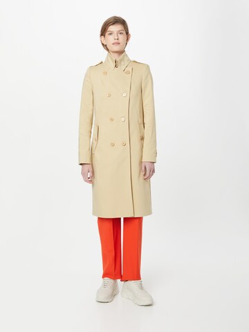 DRYKORN Between-Seasons Coat 'HARLESTON' in Beige: front