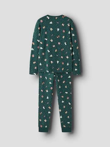NAME IT - Pijama 'NKNVISMAS' en verde