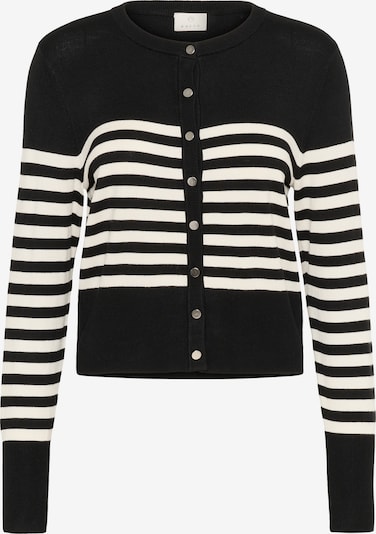 Kaffe Neuletakki 'KALizza' värissä musta / villanvalkoinen, Tuotenäkymä