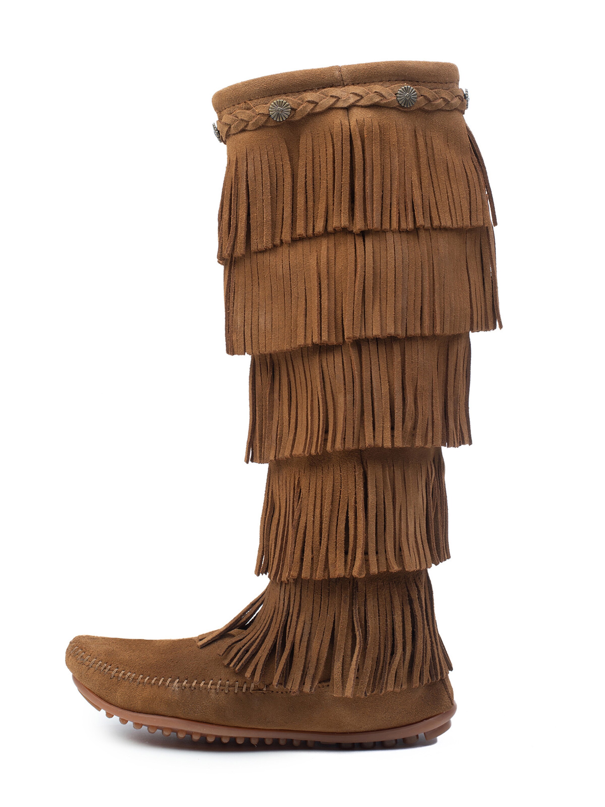 Minnetonka Μπότες σε καφέ: μπροστά
