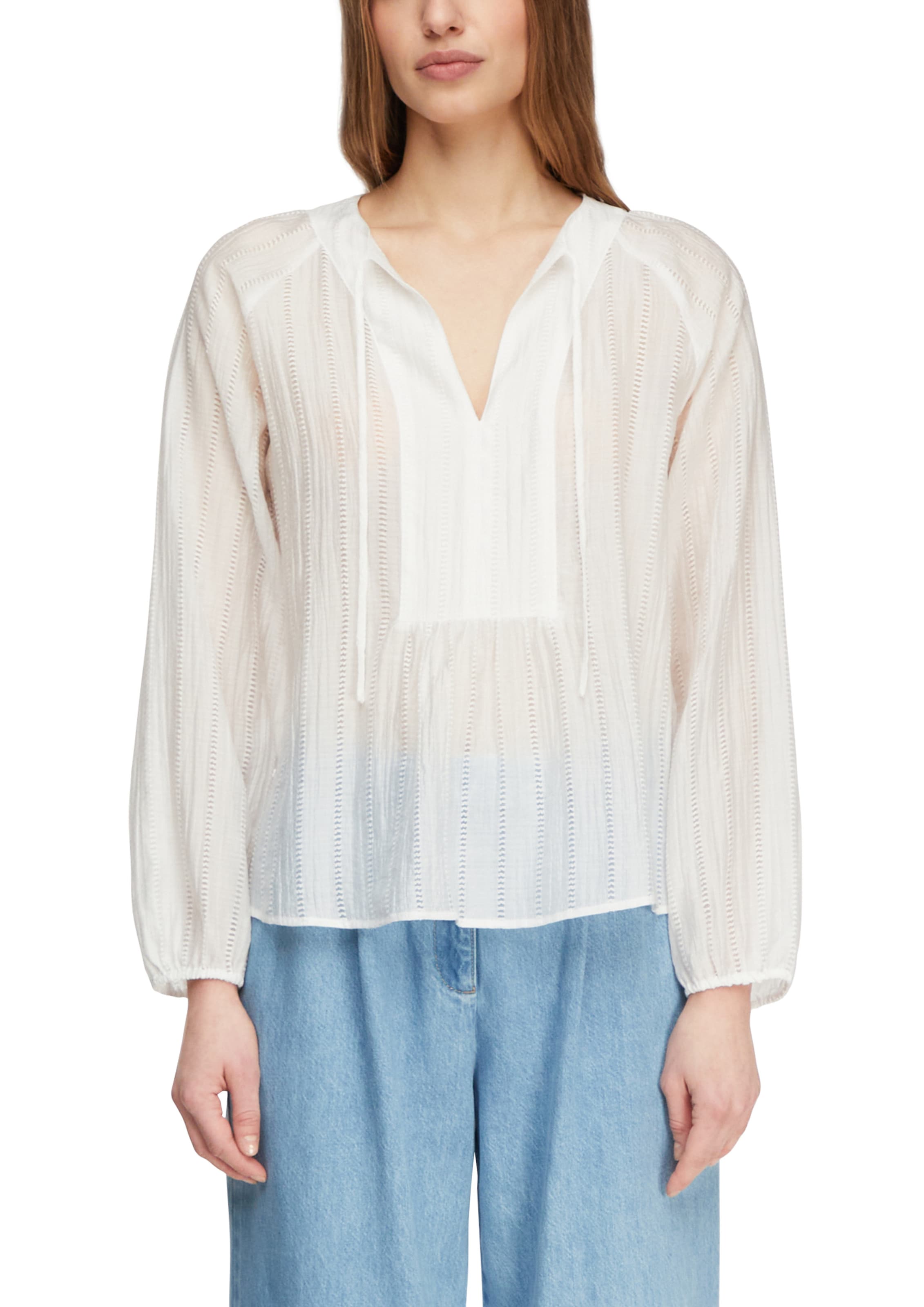 COMMA Bluse in Weiß