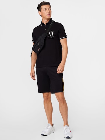 ARMANI EXCHANGE Tričko – černá