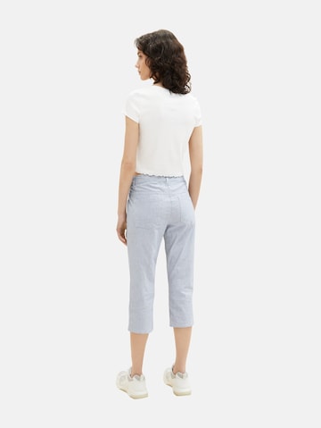 Coupe slim Pantalon TOM TAILOR en bleu