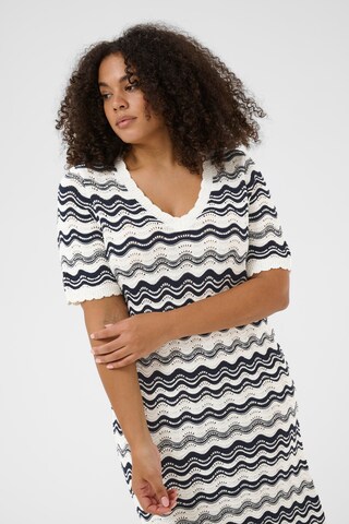 Robe 'Ania' KAFFE CURVE en blanc