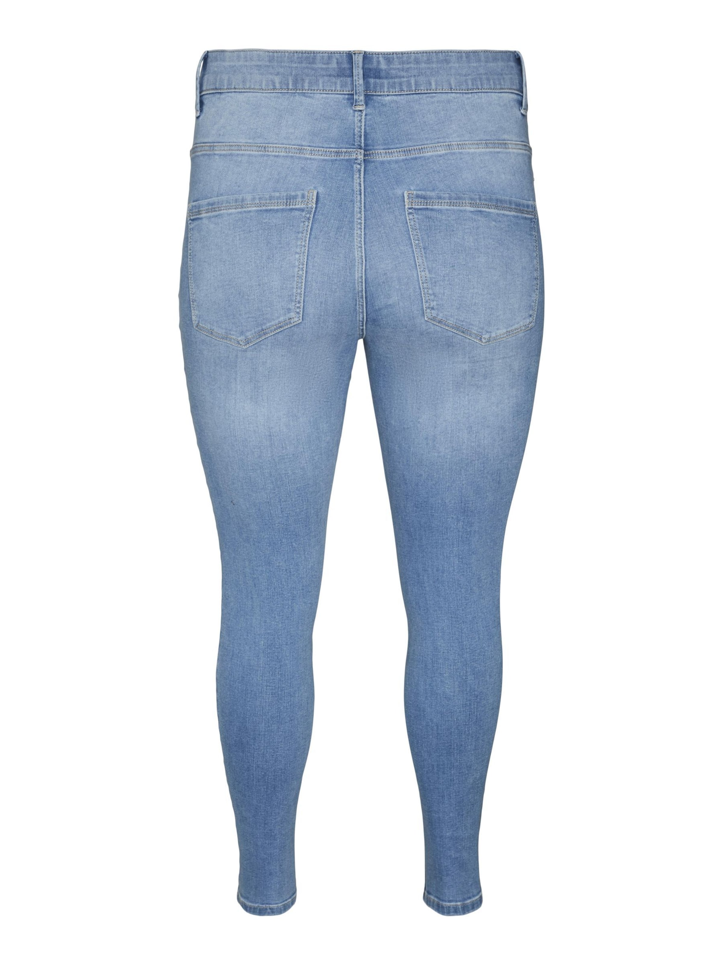 Vero Moda Curve Skinny Džínsy 'VMSophia' - Modrá