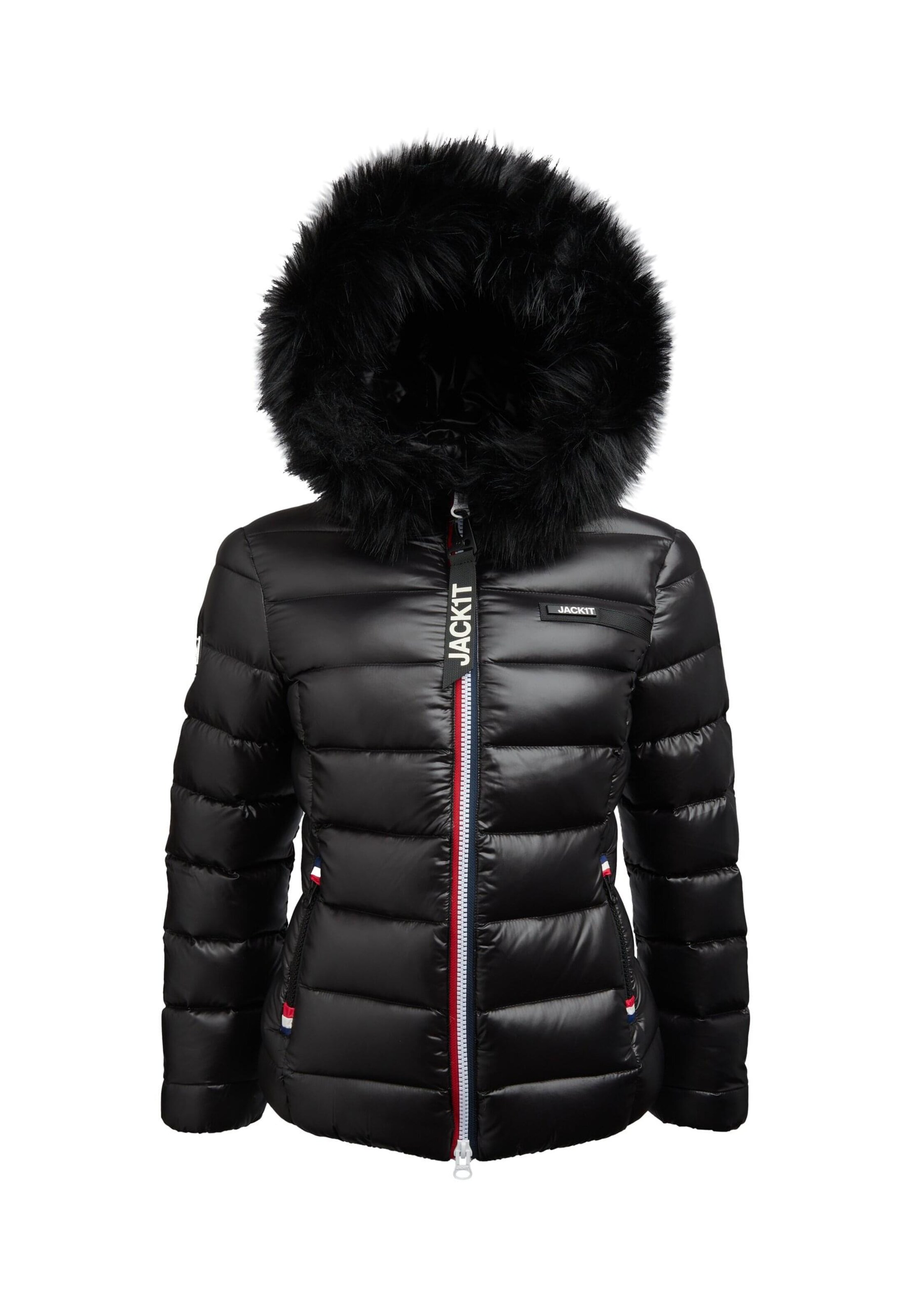 JACK1T Winterjas in Zwart: voorkant