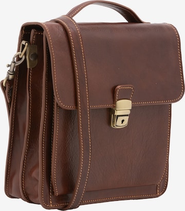 Borsa a tracolla di Viola Castellani in marrone: frontale
