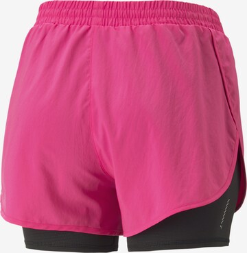 PUMA Regular Workout Pants 'Run Favourite' in Pink